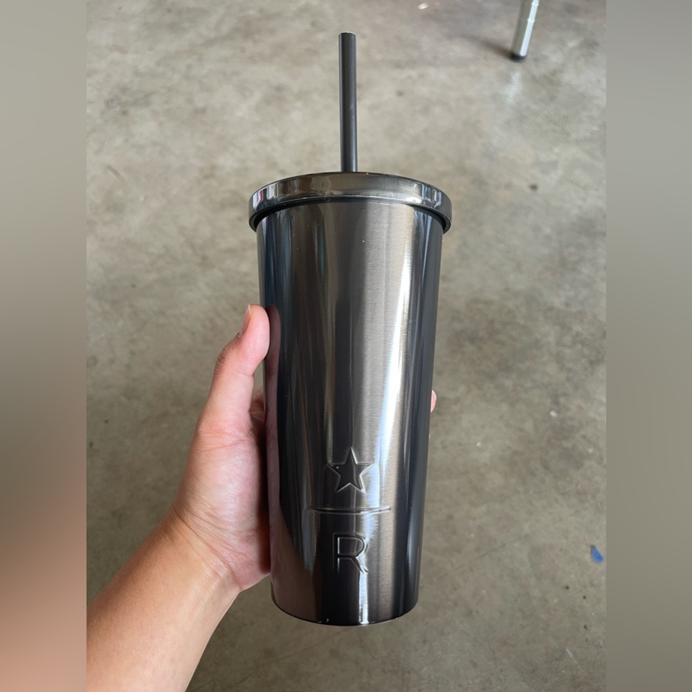 Starbucks 16oz black stainless steel Reserve collection NWT